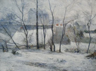 Garten im Schnee, 1879
